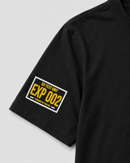 DICTIMS Warning Tee (Yellow & White)
