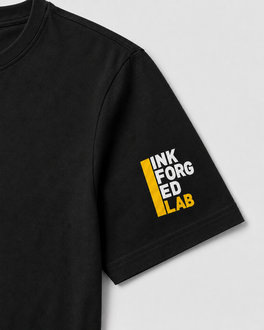 DICTIMS Warning Tee (Yellow & White)