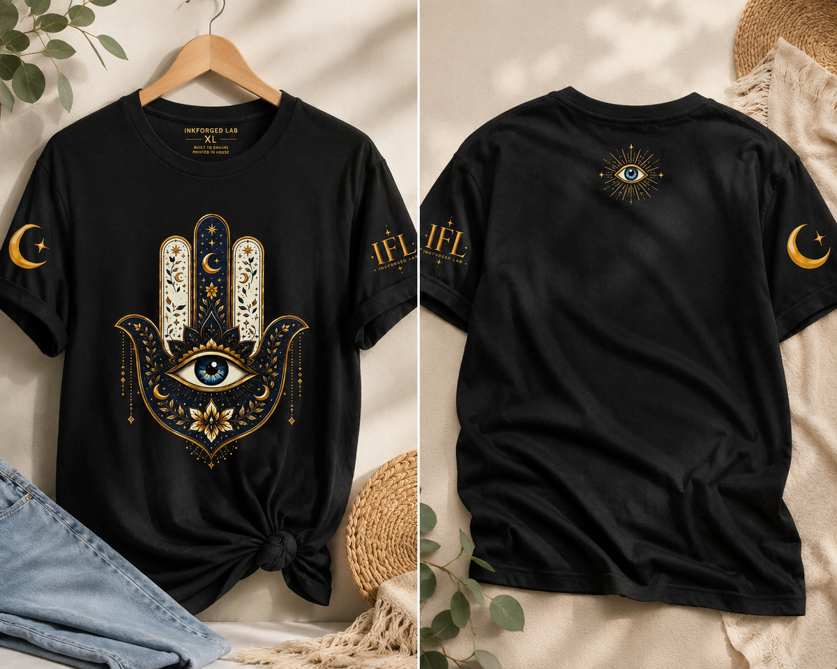 Celestial Hamsa Protection Tee