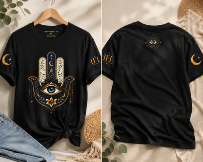 Celestial Hamsa Protection Tee