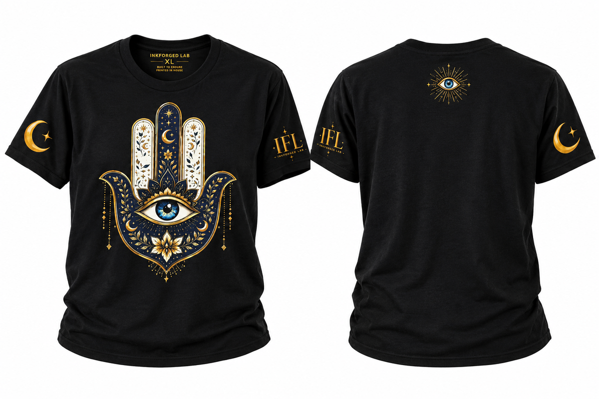 Celestial Hamsa Protection Tee